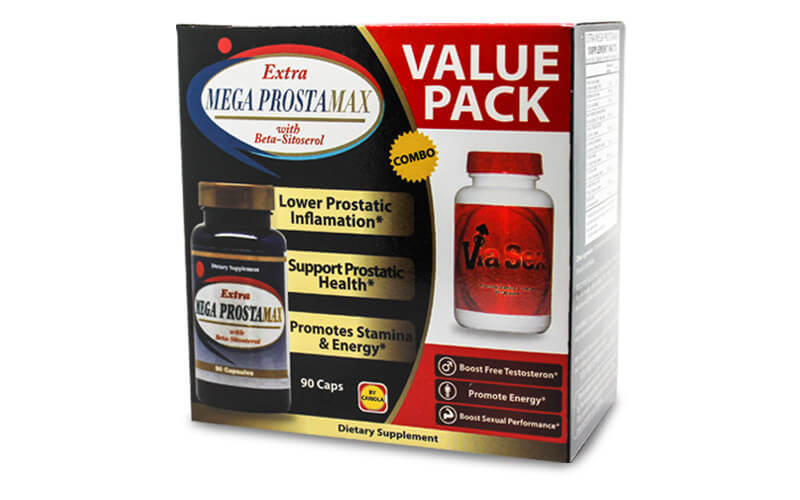 Extra Prostamax + Viasex Value Pack